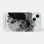 Op maat gemaakte Valentijnsdag Modern Foto Koppel iPhone 15 Case (Achterkant horizontaal)