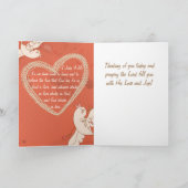 Op maat gemaakte Valentijnskaart Jezus houdt van j Feestdagen Kaart (Binnen)