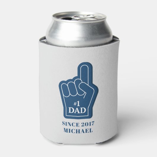 Op maat gemaakte verjaardag voor papa Vaderdag Aan Blikjeskoeler (Blikje Voorkant)