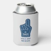 Op maat gemaakte verjaardag voor papa Vaderdag Aan Blikjeskoeler (Blikje Achterkant)