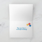 Op maat gemaakte verjaardagscadeaus voor echtgenot feestdagen kaart (Binnen)