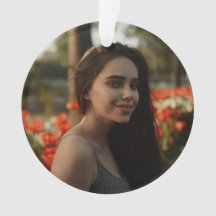 Op maat gemaakte verjaardagsfoto-souvenir-ornament