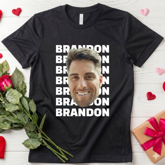 Op maat gemaakte verjaardagsfoto T-shirt