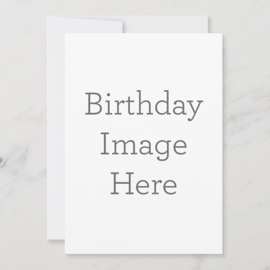 Enkele uitnodiging, Maat: 12,7  x 17,8 cm, Papier: Signature Mat, Enveloppen: Wit (Voorkant)