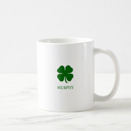 Op Maat Gemaakte Vierbladige Klaver Smaragdgroene Koffiemok