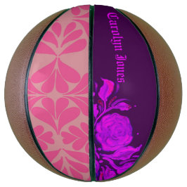 Op maat gemaakte vintage gotische roosgravure basketbal