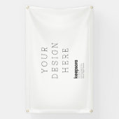 Op maat gemaakte vinyl banner 76 x 122 cm (Verticaal)