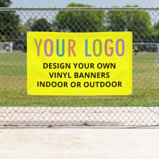 Op maat gemaakte vinyl banner buiten of binnen gee