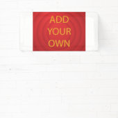 Op maat gemaakte vinyl banners voor trouwfeesten (Insitu)