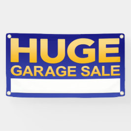 Op maat gemaakte vinyl "Enorme garage sale" banner