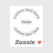Op maat gemaakte vinyl sticker (Vel)