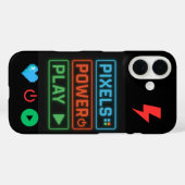 op maat gemaakte vinyl sticker, gamer decal, pixel Case-Mate iPhone case (Achterkant (horizontaal))