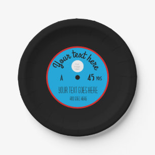Op maat gemaakte vinylplaat papieren borden – Gepe Bordje