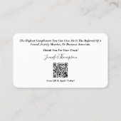 Op maat gemaakte Visitekaartjes voor makelaars, Lo (Achterkant)