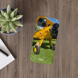 Op maat gemaakte vliegtuig grappige kat foto lucht Case-Mate iPhone case