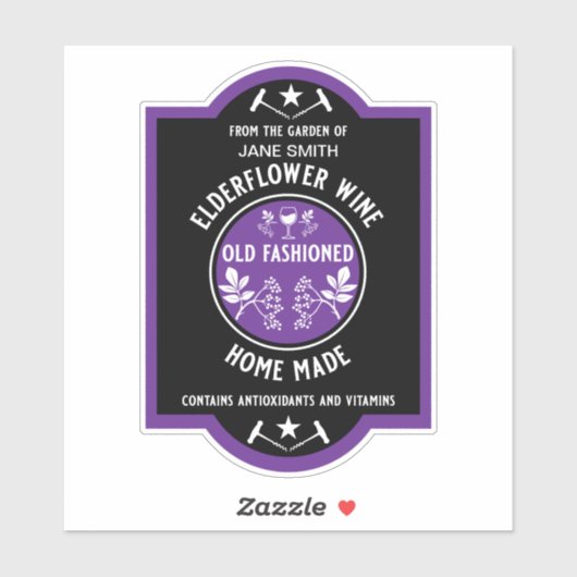 Op Maat Gemaakte Vlierbloesem Sticker (Vel)