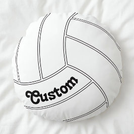 Op maat gemaakte volleybal ronde decoratieve kusse rond kussen