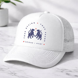 Op maat gemaakte vrachtwagenhoed | Uw ontwerp uplo Trucker Pet