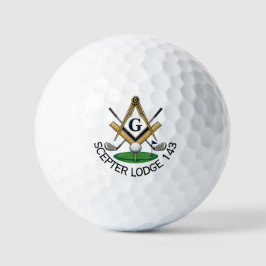 Op maat gemaakte vrijmetselaarsgolfballen golfballen