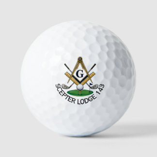 Op maat gemaakte vrijmetselaarsgolfballen golfballen