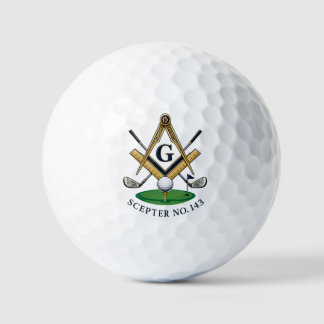 Op maat gemaakte vrijmetselaarsgolfballen golfballen