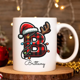 Op maat gemaakte vrolijk kerstfeest mok cadeau voo