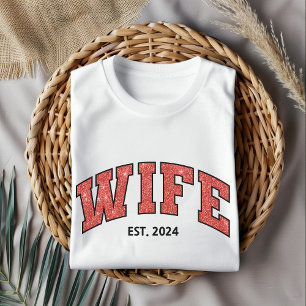Op maat gemaakte vrouw shirt, jubileum & verjaarda t-shirt