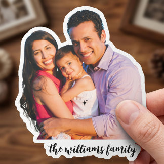 Op maat gemaakte waterdichte stickers met familief