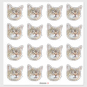 Op maat gemaakte waterdichte vinyl foto sticker (Vel)