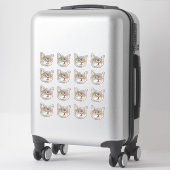Op maat gemaakte waterdichte vinyl foto sticker (Koffer)