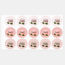 Op maat gemaakte waterdichte voedselstickers met r labels