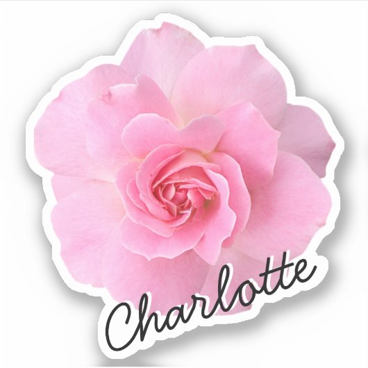 Op maat gemaakte waterfles bloemontwerp trendy sti sticker (Voorkant)