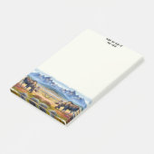 Op maat gemaakte waterverf Post-It-notities van el Post-it® Notes (Schuin)