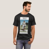 OP MAAT GEMAAKTE WERELD ROBERT EDGAR T-SHIRT (Voorkant volledig)