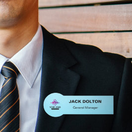 Op maat gemaakte werknemers identificatie: Metalli Naamplaatje