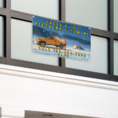 Op maat gemaakte winter offroad bergings sleepdien spandoek (Buitenkant Gebouw)