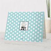 Op maat gemaakte worsthond-dachshond-moederdagkaar kaart (Achterkant)