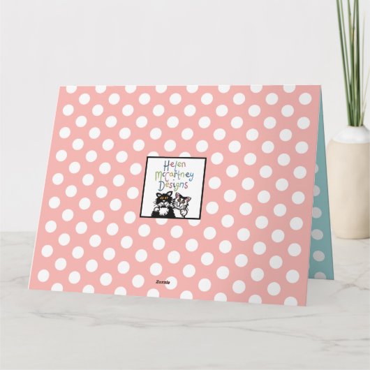 Op maat gemaakte worsthond Dachshund Moederdagkaar Kaart (Achterkant)