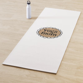 Op maat gemaakte YOGA MOM Schulp rand Yogamat