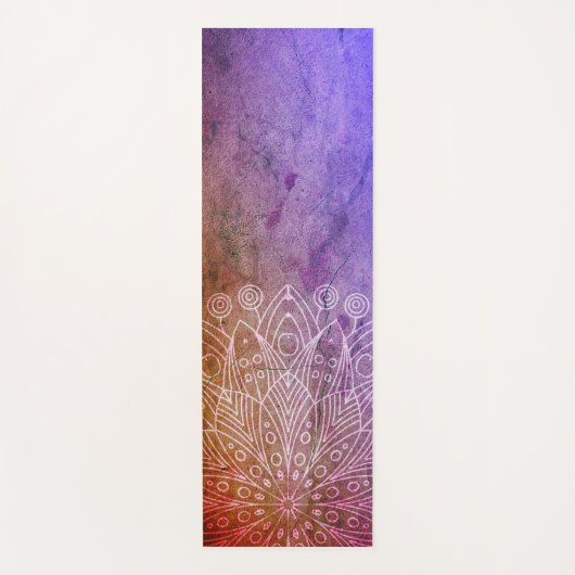 Op maat gemaakte yogamat mandala (Voorkant)