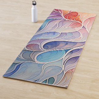 Op maat gemaakte yogamatten met ontwerpen yogamat