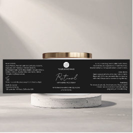 Op maat gemaakte zakelijke logo gezichtscrème pot  waterfles etiket
