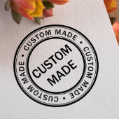 Op maat gemaakte zakelijke Logo klein Rubberstempel