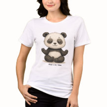 Op maat gemaakte Zen Vibes Baby Panda Dames