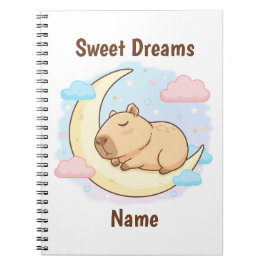 Op Maat Gemaakte Zoete Dromen Capybara Notitieboek
