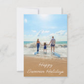 Op maat gemaakte zomercard met foto (Voorkant)