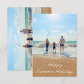 Op maat gemaakte zomercard met foto (Voorkant / Achterkant)