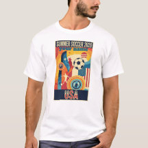 Op maat gemaakte zomert-shirt voor voetbalfans 202