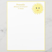 Op maat gemaakte zomerzon voor helder en goedaardi (Voorkant)