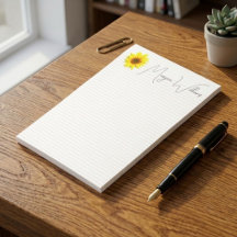(Op maat gemaakte zonnebloemnaam cadeau) Minimalis